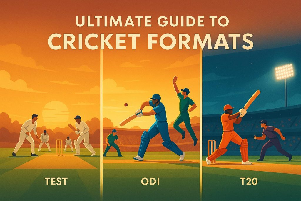 Breaking Down Cricket Formats: Test, ODI, and T20 Explained
