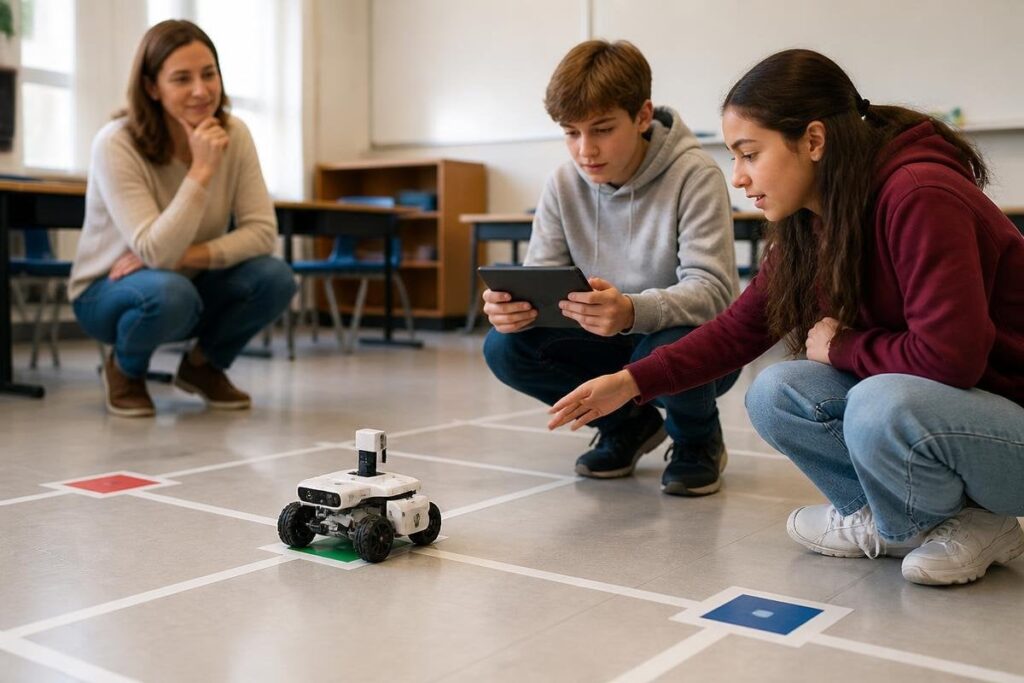 How students learn differently when robots are present